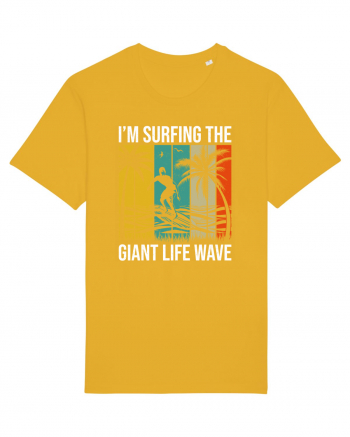 I'm surfing the giant life wave Spectra Yellow