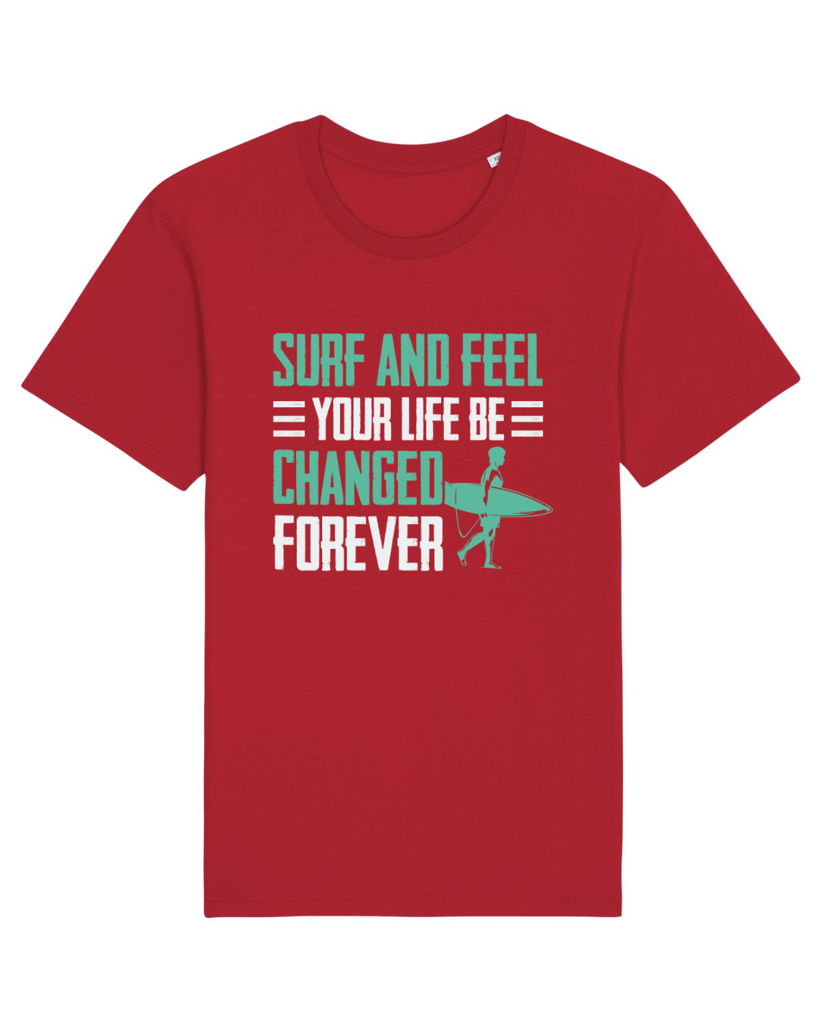 Tricou mânecă scurtă Unisex Rocker Red