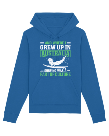 And where I grew up in Australia surfing was a part of culture Royal Blue