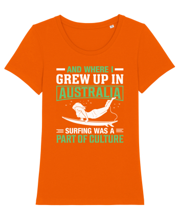 And where I grew up in Australia surfing was a part of culture Bright Orange