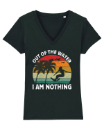 Out of the water, I am nothing Tricou mânecă scurtă guler V Damă Evoker