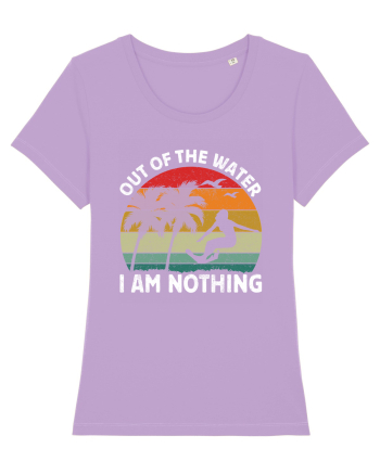 Out of the water, I am nothing Lavender Dawn