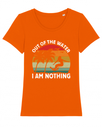 Out of the water, I am nothing Bright Orange