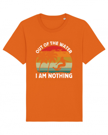 Out of the water, I am nothing Bright Orange