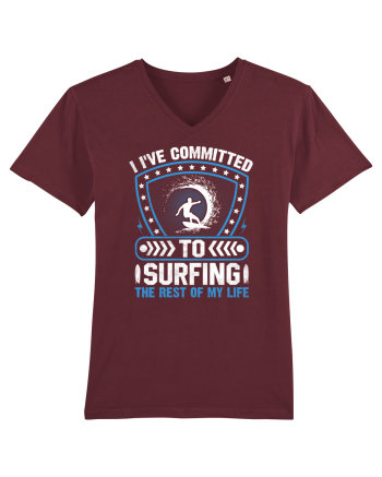 I've committed to surfing the rest of my life Burgundy