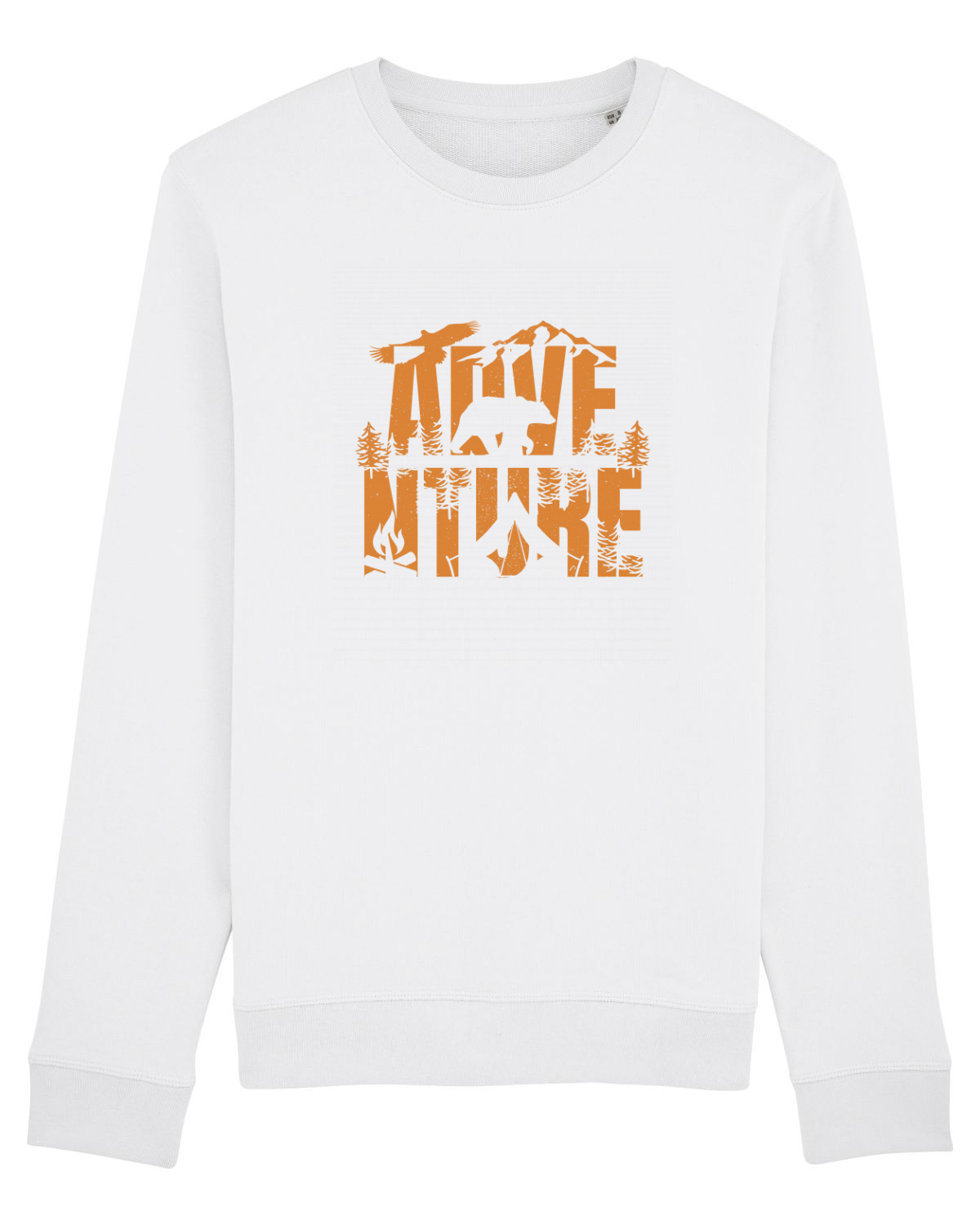 Bluză mânecă lungă Unisex Rise White