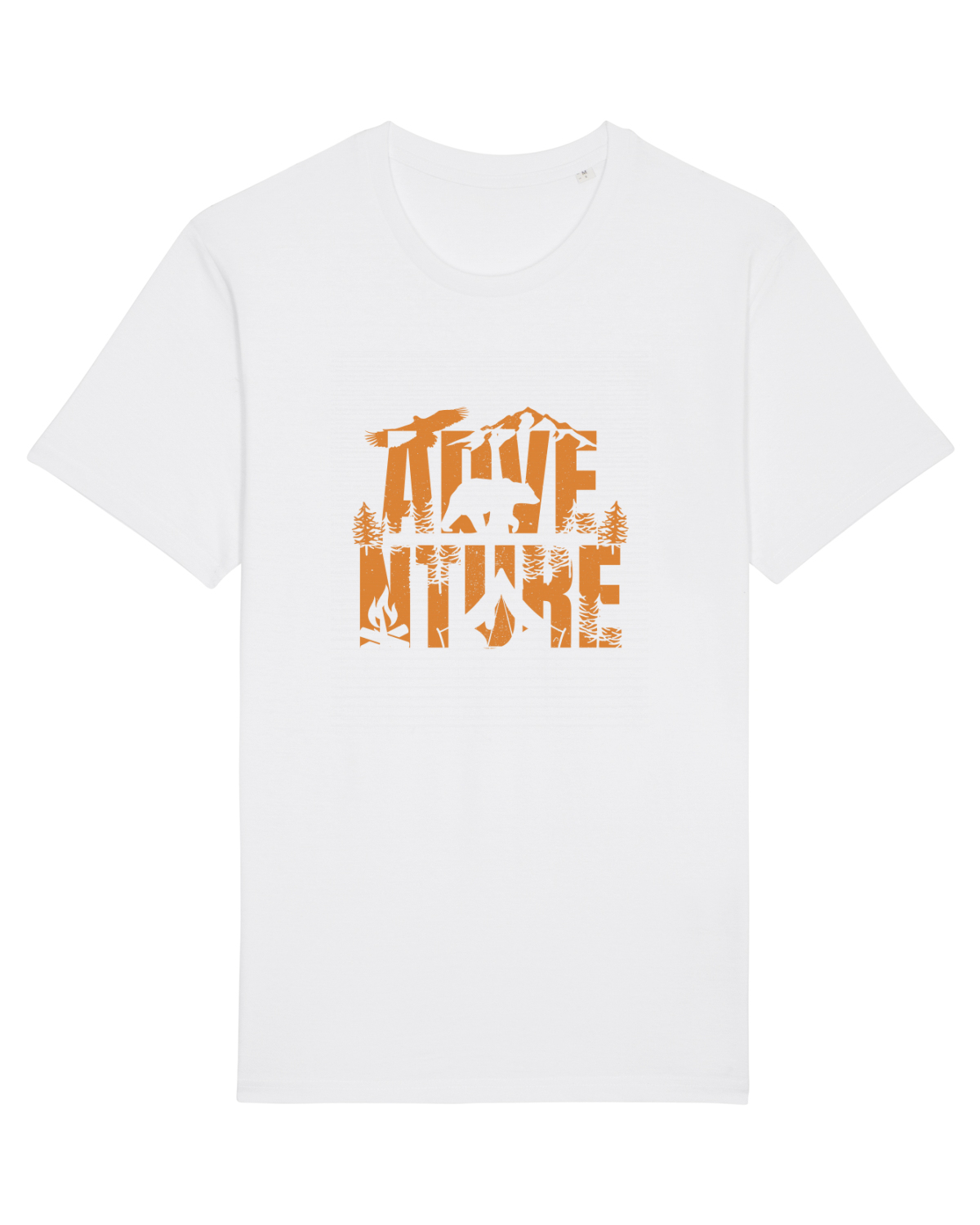 Tricou mânecă scurtă Unisex Rocker White