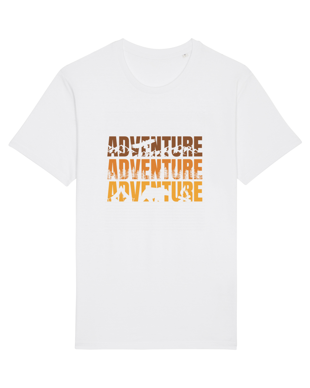 Tricou mânecă scurtă Unisex Rocker White