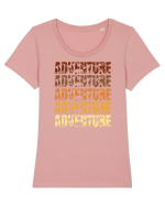 Adventure Tricou mânecă scurtă guler larg fitted Damă Expresser