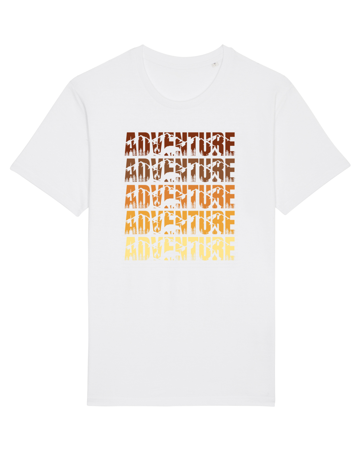 Tricou mânecă scurtă Unisex Rocker White