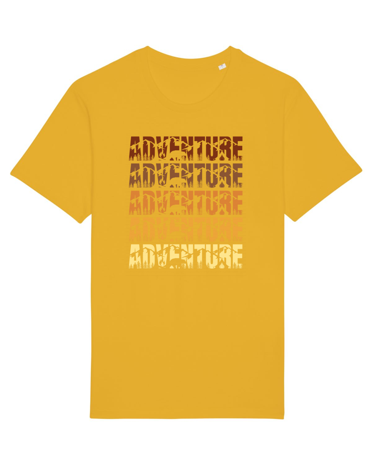 Tricou mânecă scurtă Unisex Rocker Spectra Yellow