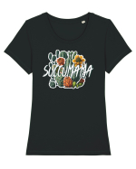 Succumama Tricou mânecă scurtă guler larg fitted Damă Expresser