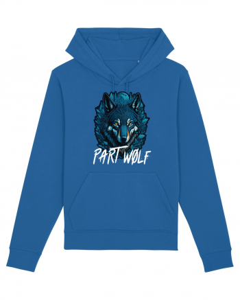 I am part wolf Royal Blue