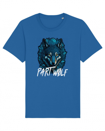 I am part wolf Royal Blue