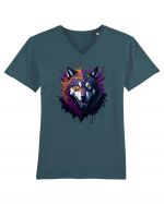 Wolf Spirit Tricou mânecă scurtă guler V Bărbat Presenter