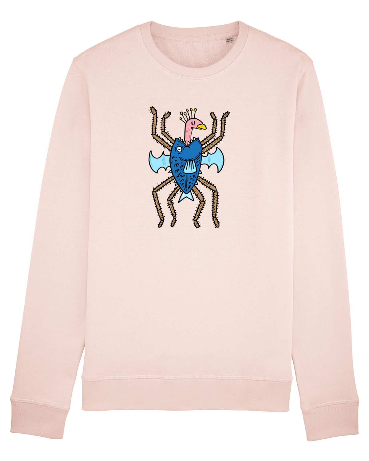 Bluză mânecă lungă Unisex Rise Candy Pink