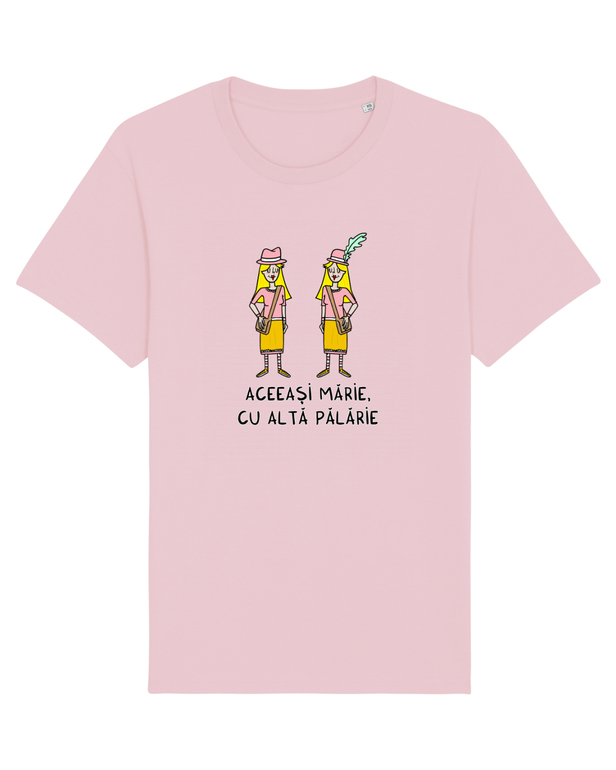Tricou mânecă scurtă Unisex Rocker Cotton Pink