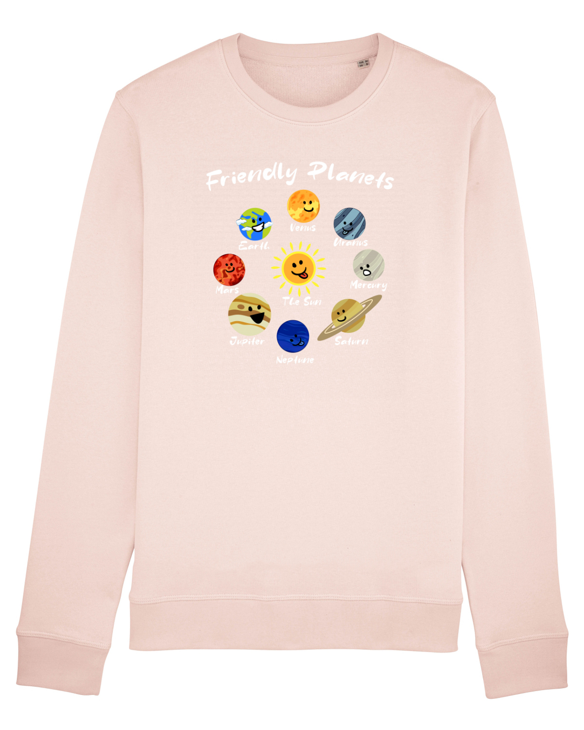 Bluză mânecă lungă Unisex Rise Candy Pink