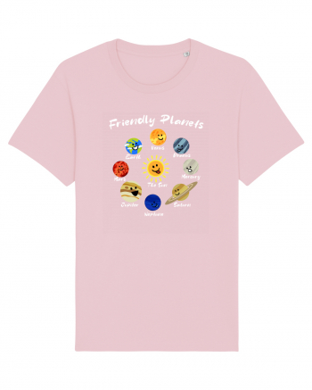 Friendly planets Cotton Pink