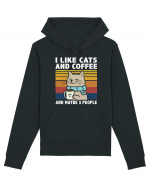 I Like Cats And Coffee And Maybe 3 People Hanorac Unisex Drummer