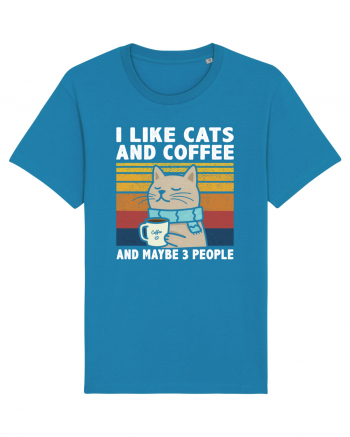 I Like Cats And Coffee And Maybe 3 People Azur