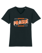 Prague Tricou mânecă scurtă guler V Bărbat Presenter