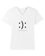 U Decide Tricou mânecă scurtă guler V Bărbat Presenter
