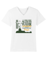 Rio de Janerio Tricou mânecă scurtă guler V Bărbat Presenter