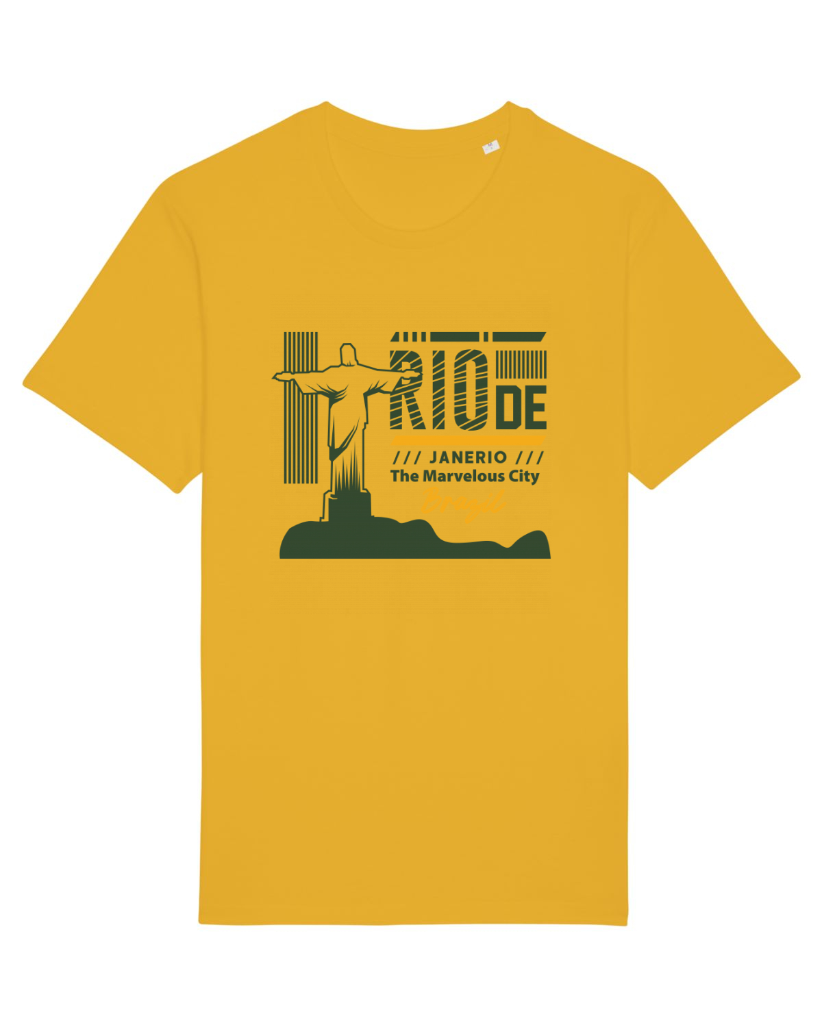 Tricou mânecă scurtă Unisex Rocker Spectra Yellow