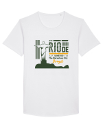 Rio de Janerio Tricou mânecă scurtă guler larg Bărbat Skater