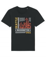 Seattle Tricou mânecă scurtă Unisex Rocker