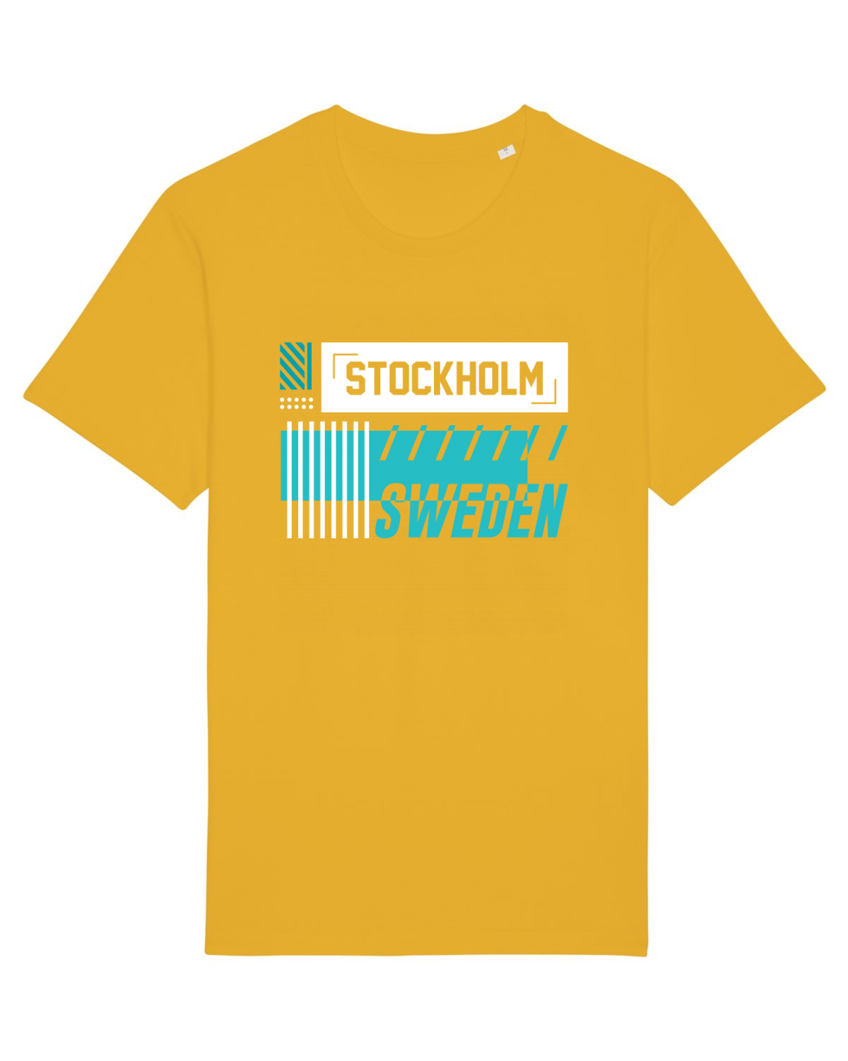 Tricou mânecă scurtă Unisex Rocker Spectra Yellow