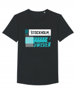 Stockholm Tricou mânecă scurtă guler larg Bărbat Skater