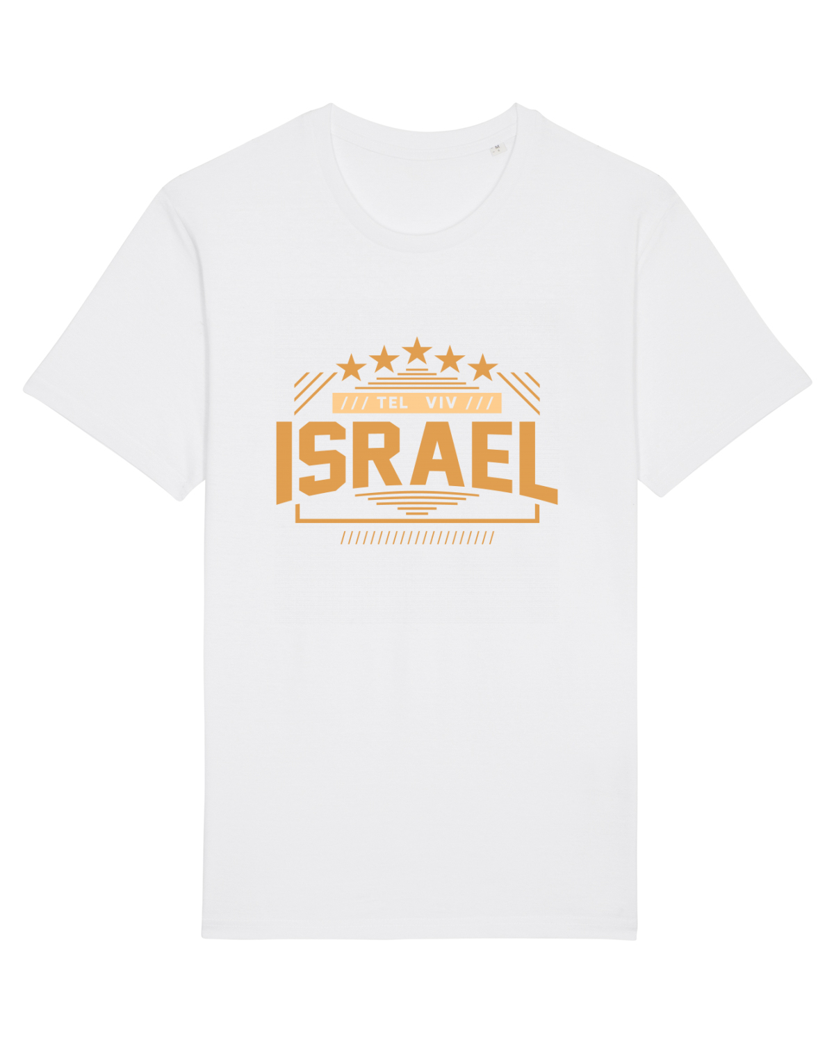 Tricou mânecă scurtă Unisex Rocker White