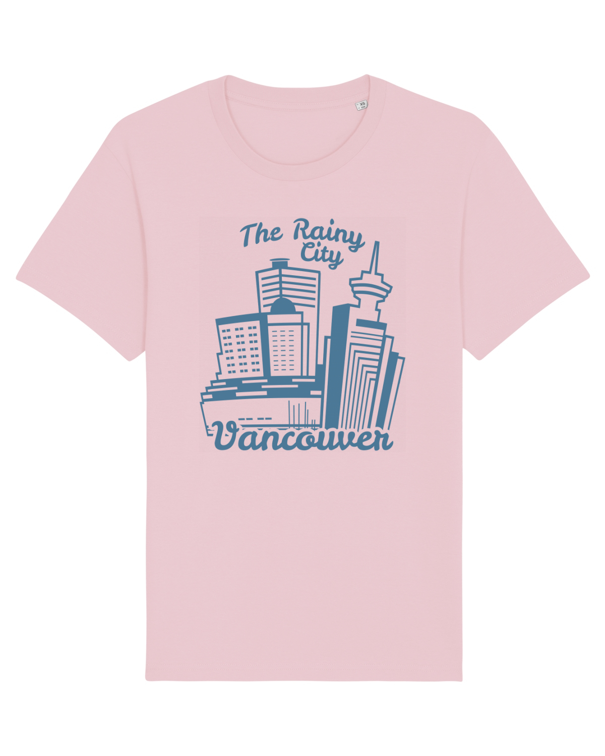 Tricou mânecă scurtă Unisex Rocker Cotton Pink