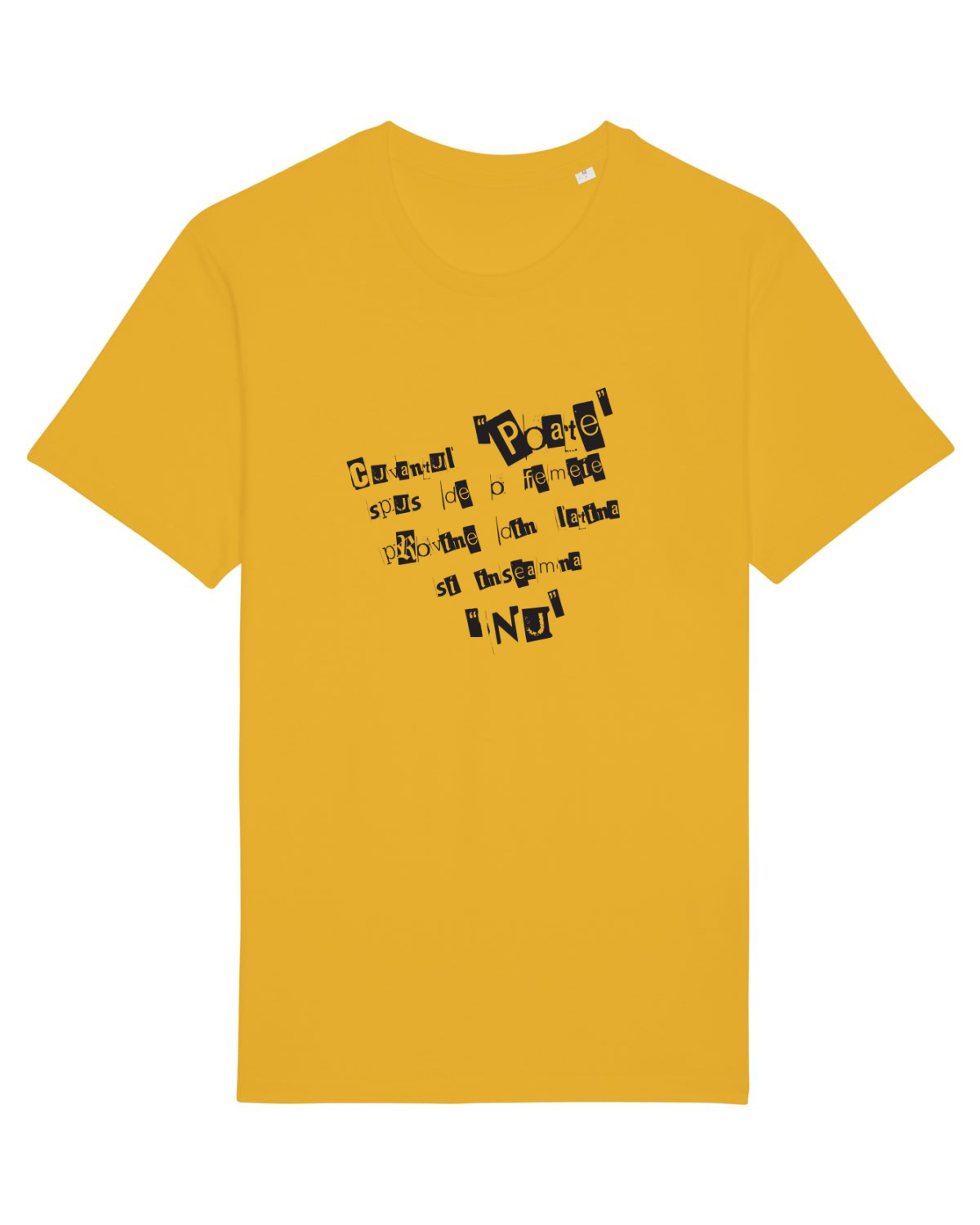 Tricou mânecă scurtă Unisex Rocker Spectra Yellow