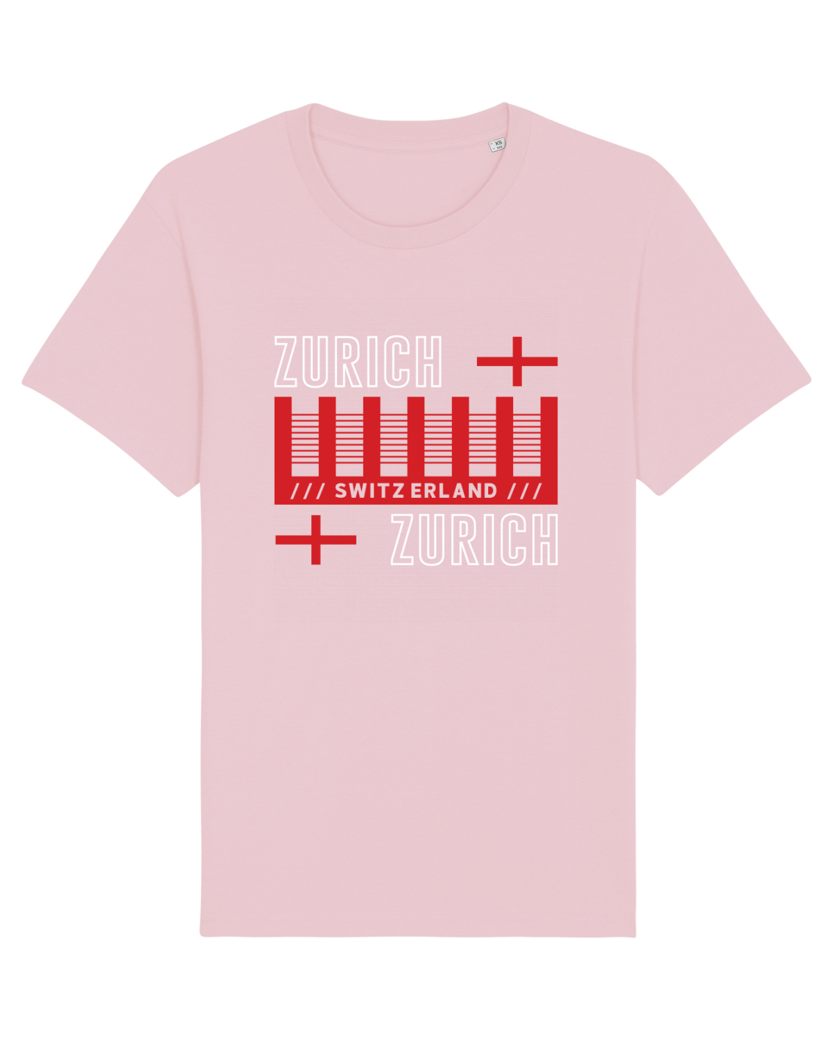Tricou mânecă scurtă Unisex Rocker Cotton Pink