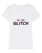 Be the glitch Tricou mânecă scurtă guler V Damă Evoker