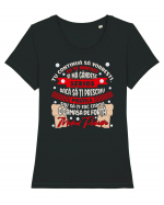 Medicul Psihiatru Tricou mânecă scurtă guler larg fitted Damă Expresser