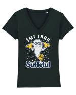 Îmi trag sufletul Tricou mânecă scurtă guler V Damă Evoker