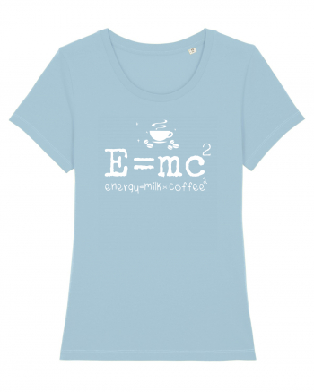 E=mc2 Sky Blue