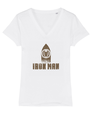 IRON MAN IRONING - Cand calca un barbat :D White