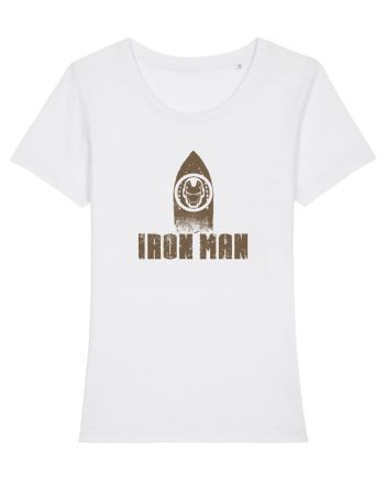 IRON MAN IRONING - Cand calca un barbat :D White