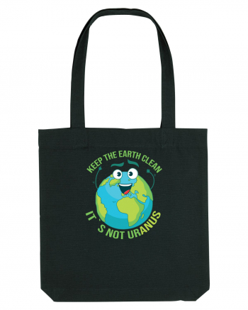 Keep the EARTH clean, it`s not urANUS - Pastreaza Pamantul curat Black