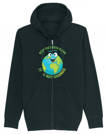 Keep the EARTH clean, it`s not urANUS - Pastreaza Pamantul curat Black