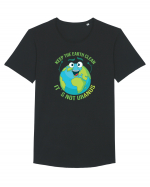 Keep the EARTH clean, it`s not urANUS - Pastreaza Pamantul curat Tricou mânecă scurtă guler larg Bărbat Skater