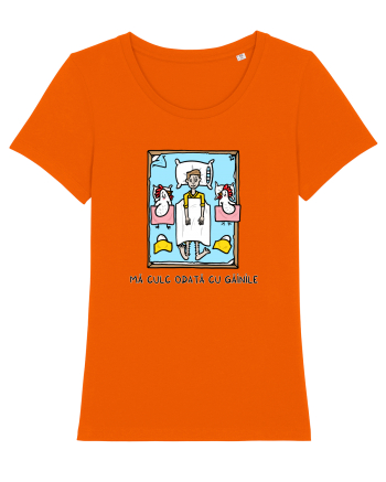 Mă culc odată cu găinile Bright Orange