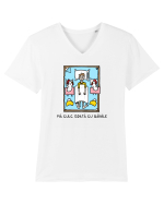 Mă culc odată cu găinile Tricou mânecă scurtă guler V Bărbat Presenter