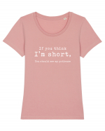My patience Tricou mânecă scurtă guler larg fitted Damă Expresser