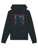 Cat Is A DJ Hanorac Unisex Drummer